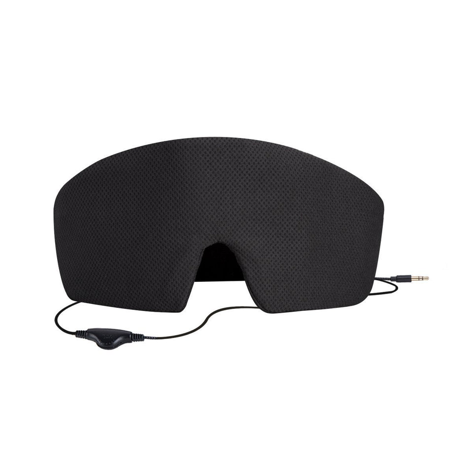 AGPtek ZP01 Auriculares del sueño cancelación de Ruido con la máscara Confortable de los Ojos Perfecto para los Viajes aéreos, Yoga Meditación ect, Color Negro